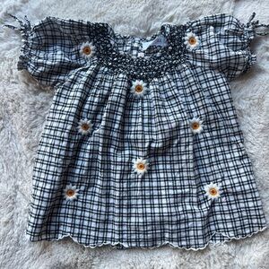 Zara Floral Embroidered Dress